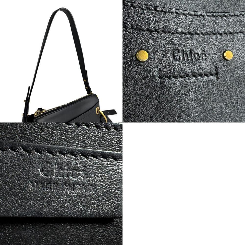 Chloe Roy Shoulder Bag Leather Black - Picture 5 of 5